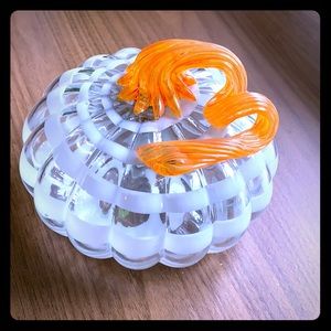 Glass pumpkin
